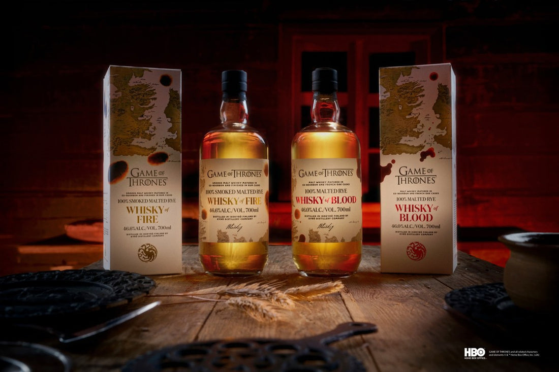 Oheň a krev v lahvi: Kyrö uvádí limitovanou whisky kolekci inspirovanou Hrou o trůny