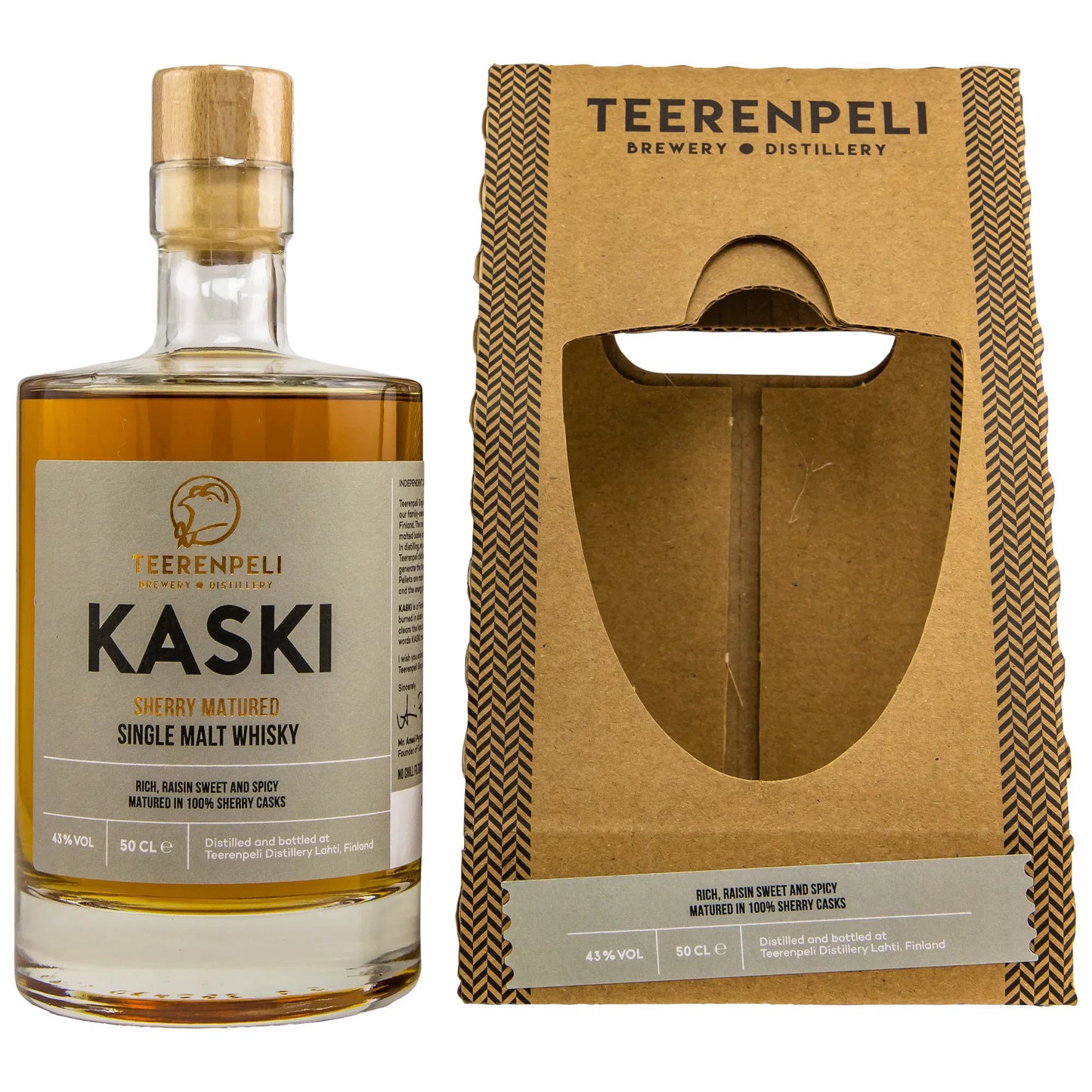 Teerenpeli Kaski Single Malt Whisky 43% 0,5l