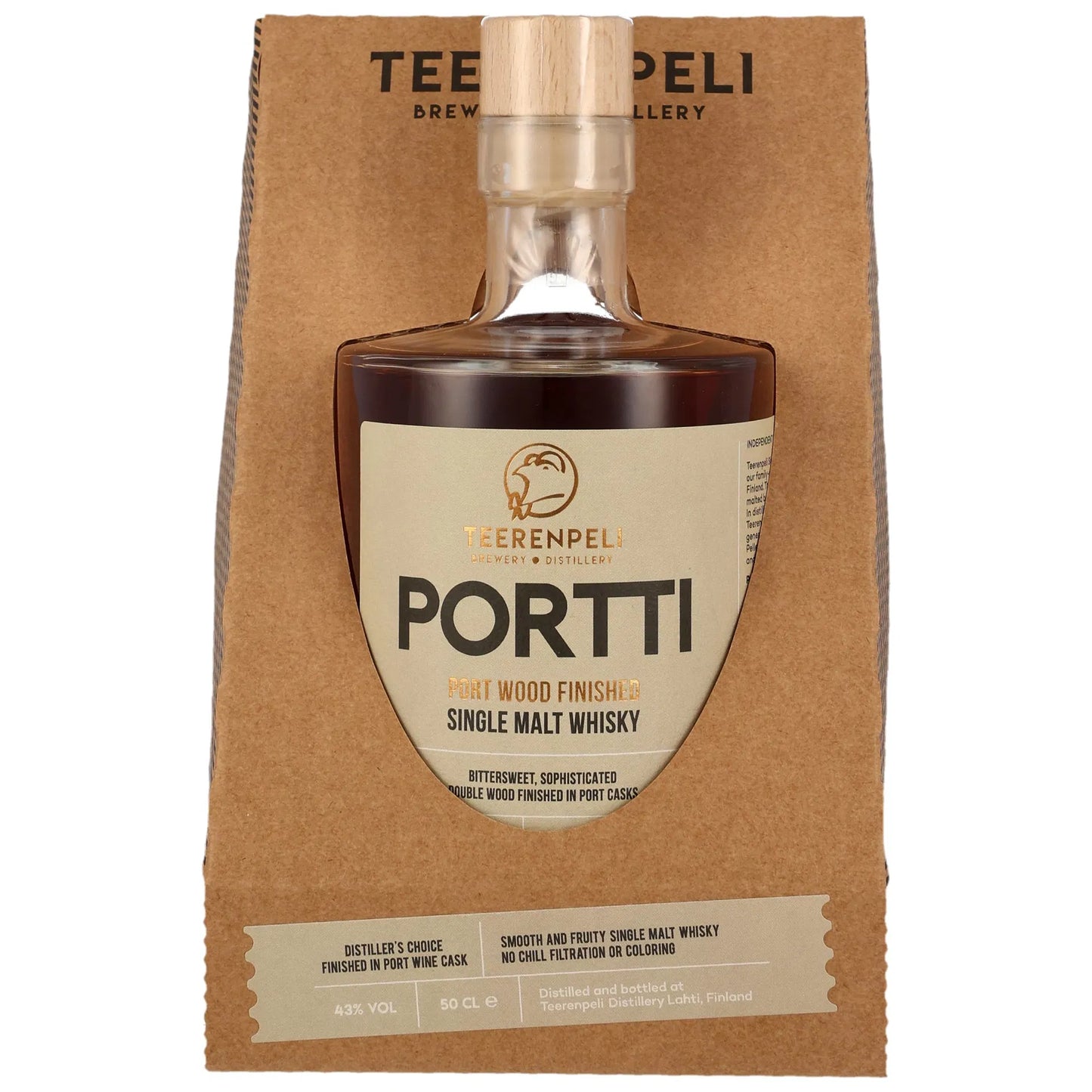 Teerenpeli PORTTI Single Malt 43% 0,5l